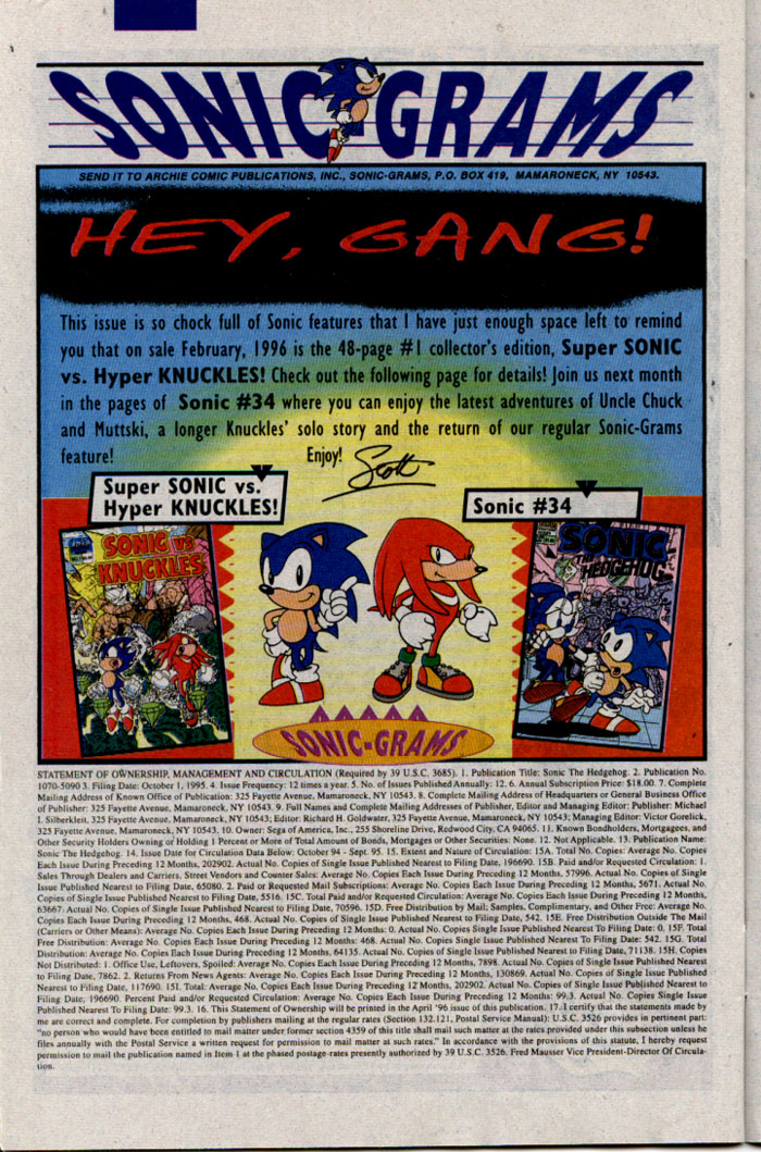 Sonic - Archie Adventure Series April 1996 Page 27